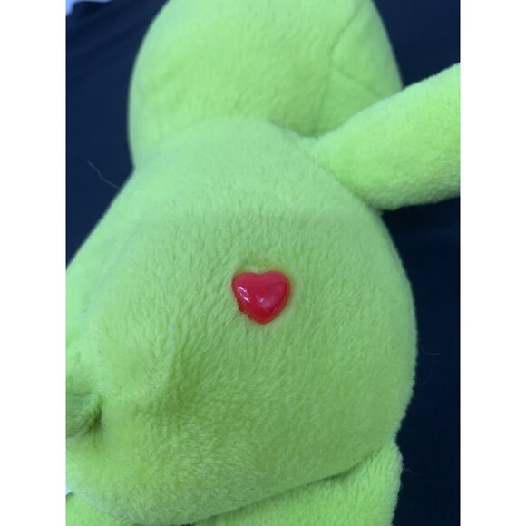Care Bear Do Your Best Bear Plush Lime Green Kite 2002 11" Stuffed Animal Toy Pl - Picture 7 of 9